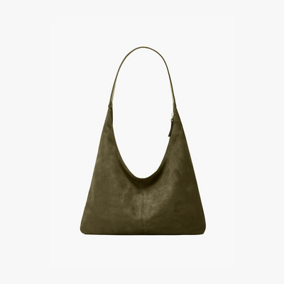 Bouddha. Elegante Suède Schoudertas